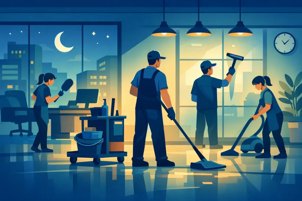After Hours Commercial Cleaning That Works