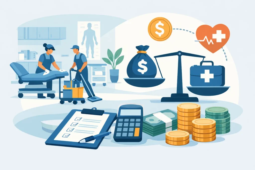 How Much to Charge for Medical Office Cleaning